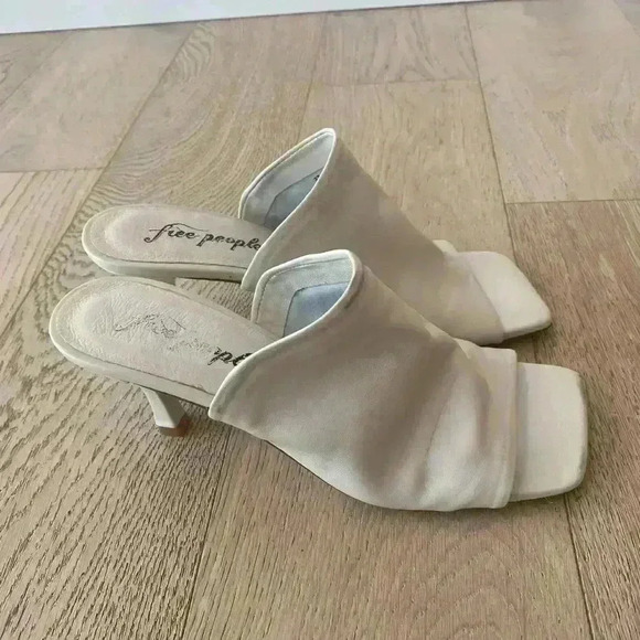 Free People Cara Mule White Size 37 - Picture 1 of 5
